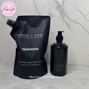 Sand + Fog TEAKWOOD Hand Soap & Refill
